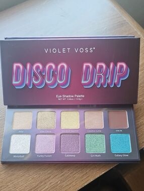 NIB Violet Voss Disco Drip Eyeshadow Palette - Multi-Shade Glam